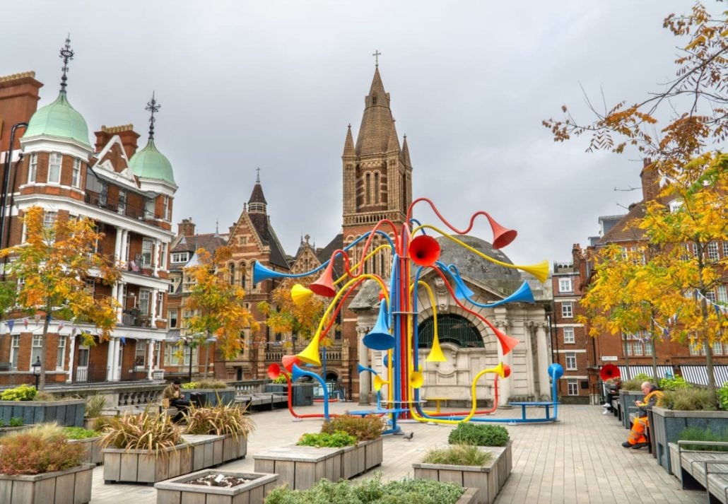 Brown Hart Gardens, London, England.