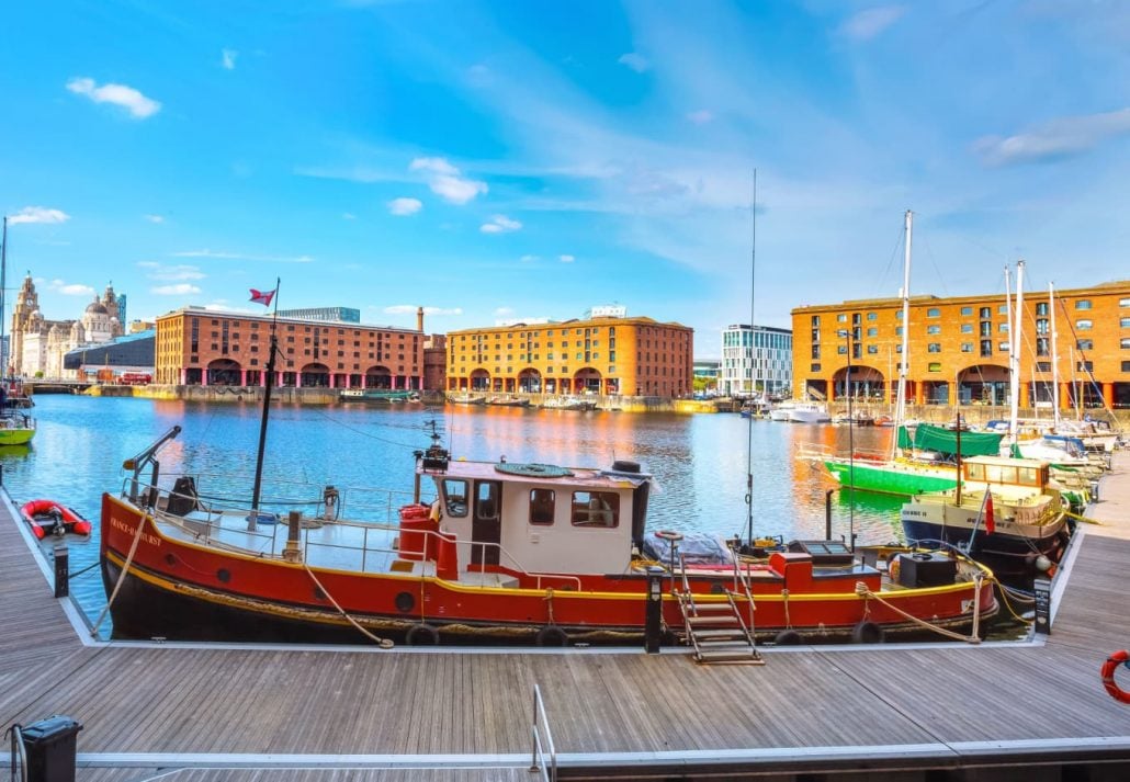 a port in Liverpool