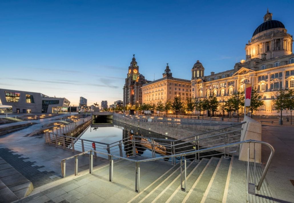 stars near water in Liverpool