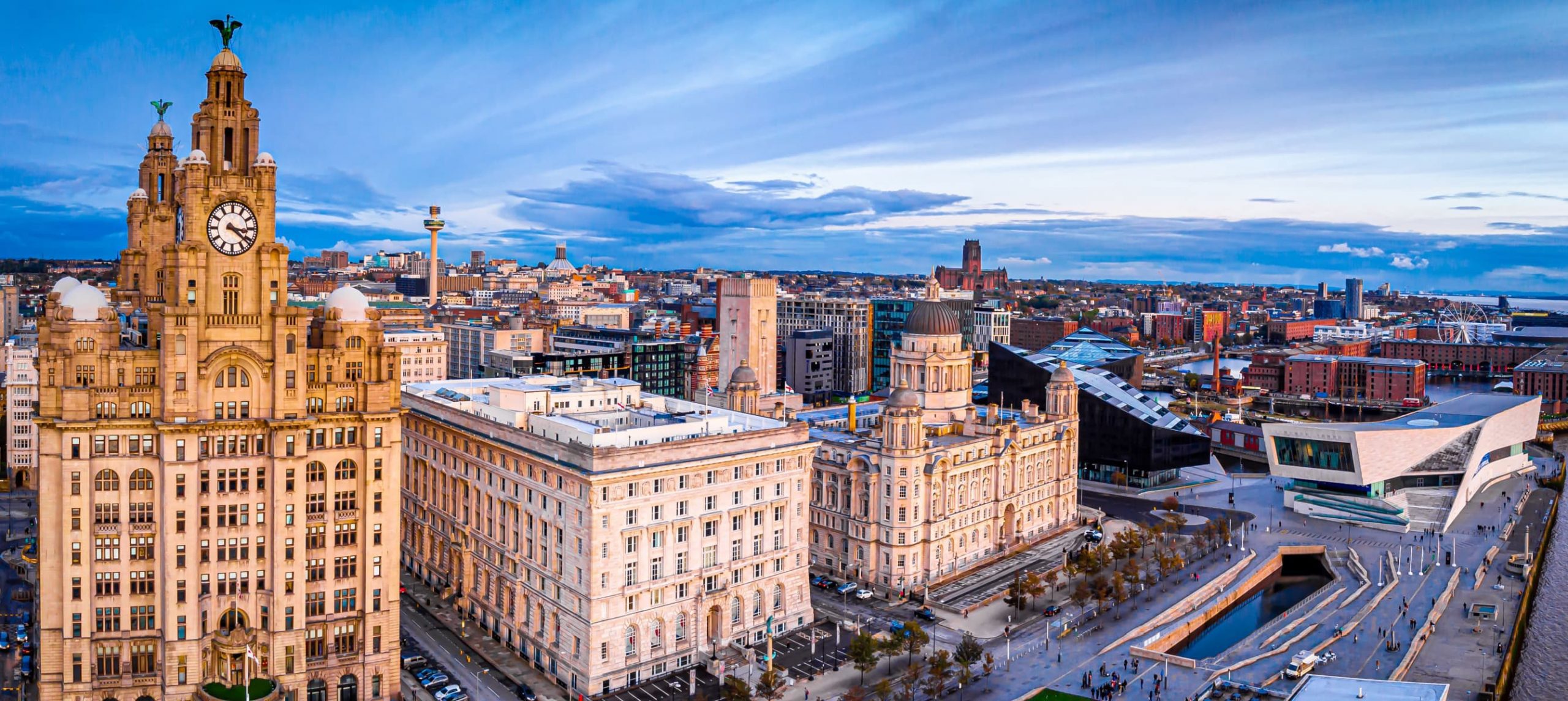 skyline of Liverpool