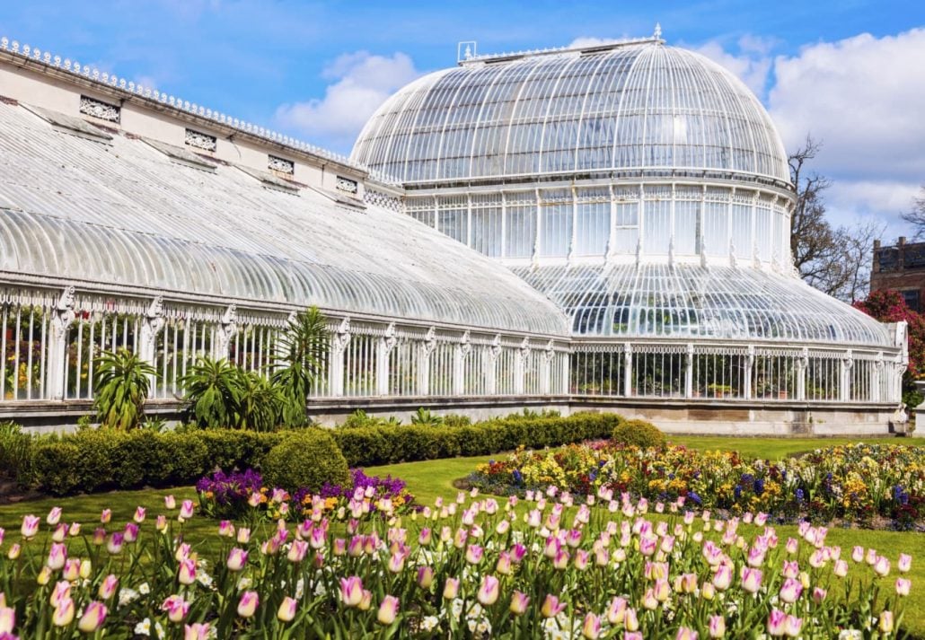 Belfast Botanic Gardens and Palm House, Belfast, Northern Ireland.