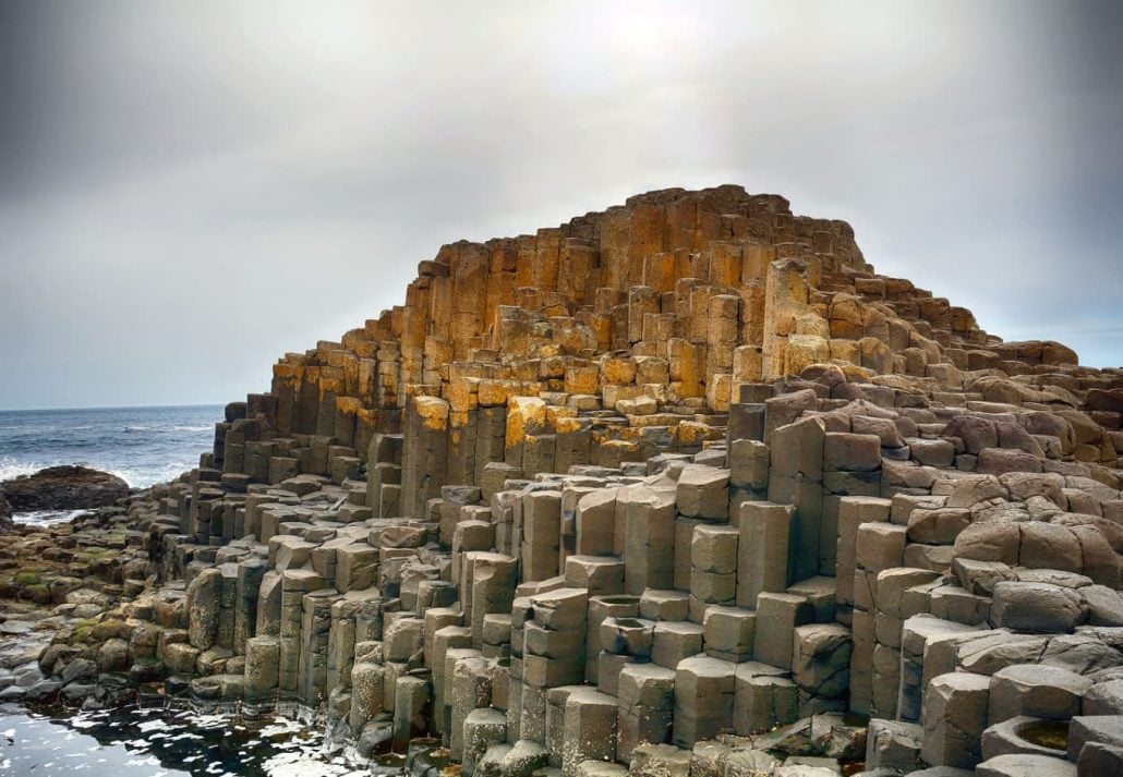 Giant's Causeway in Belfast, Northern Ireland.