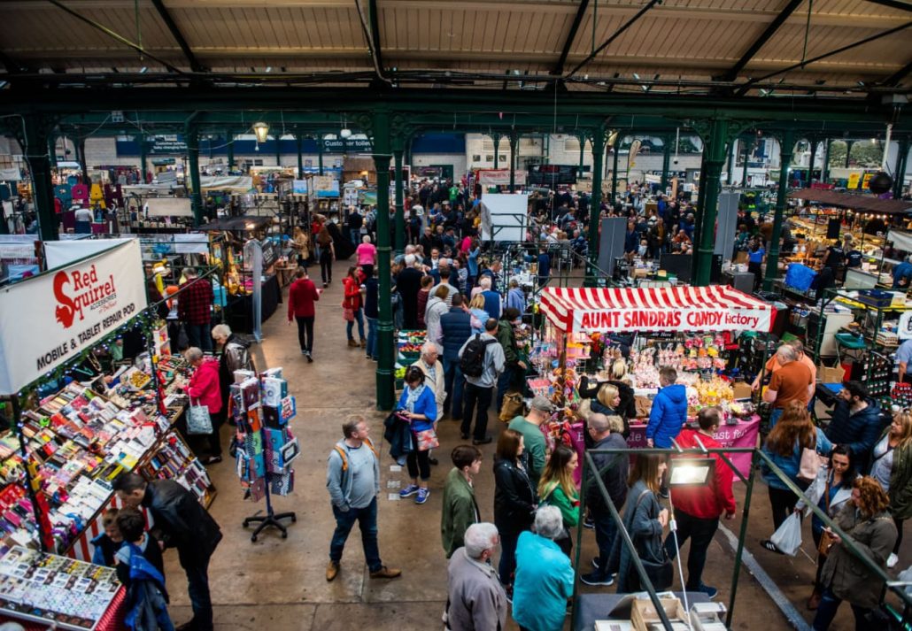 The St. George’s Market, in Belfast, Northern Ireland.
