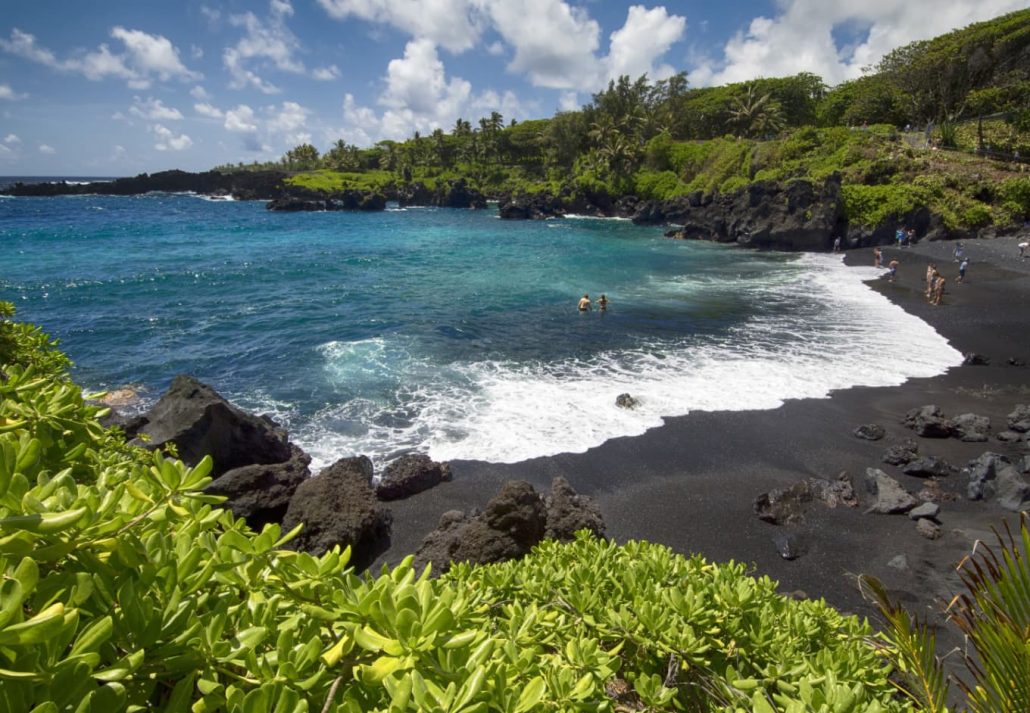 Black Sand Beach, Maui.