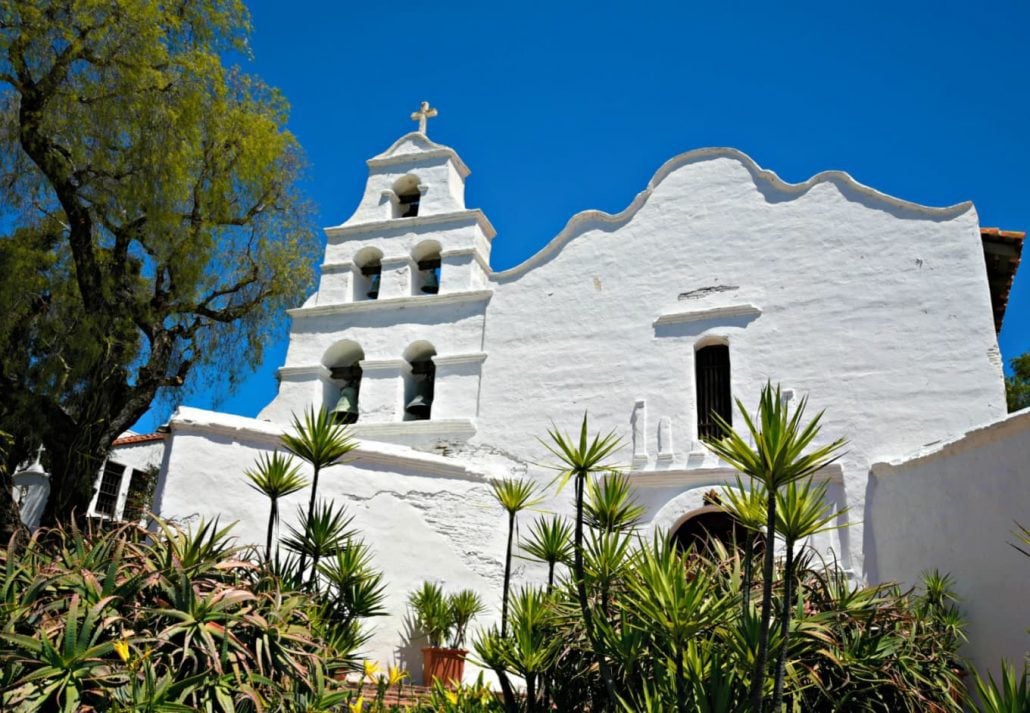 Basilica San Diego de Alcalá, San Diego, California.