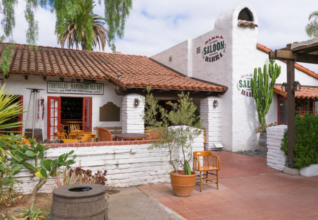 SAN DIEGO, CA/USA - SEPTEMBER 3, 2016: Barra Old Town Saloon at Old Town San Diego State Historic Park in San Diego, California.