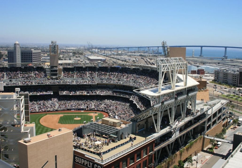 PETCO Park stadium in San Diego, California.