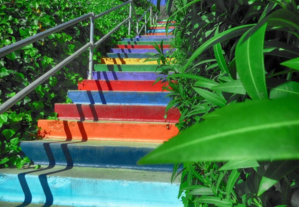 Santa Monica Stairs, Santa Monica, California.