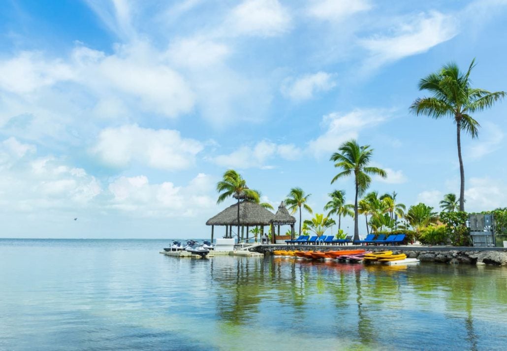 Key Largo, in the Florida Keys, Florida, USA.