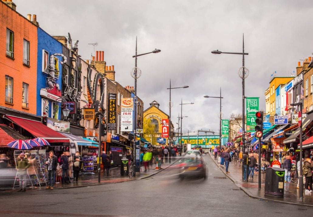 Camden Town, in London, UK.