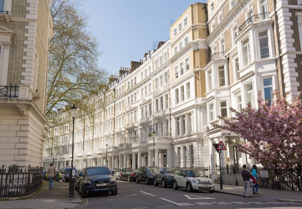 Best Neighborhoods in London - South Kensington, in London, UK.