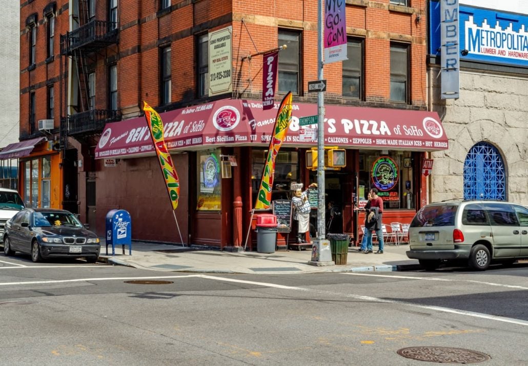 Famous Ben's Pizza, NYC.