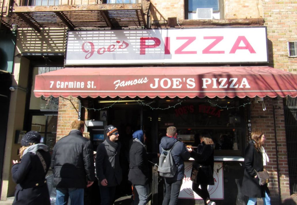 Joe's Pizza, in NYC.