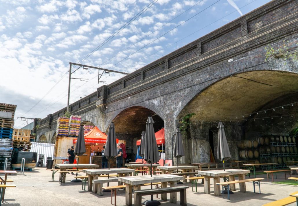 Best pubs in London - The Five Points Brewing Company, in London, UK.