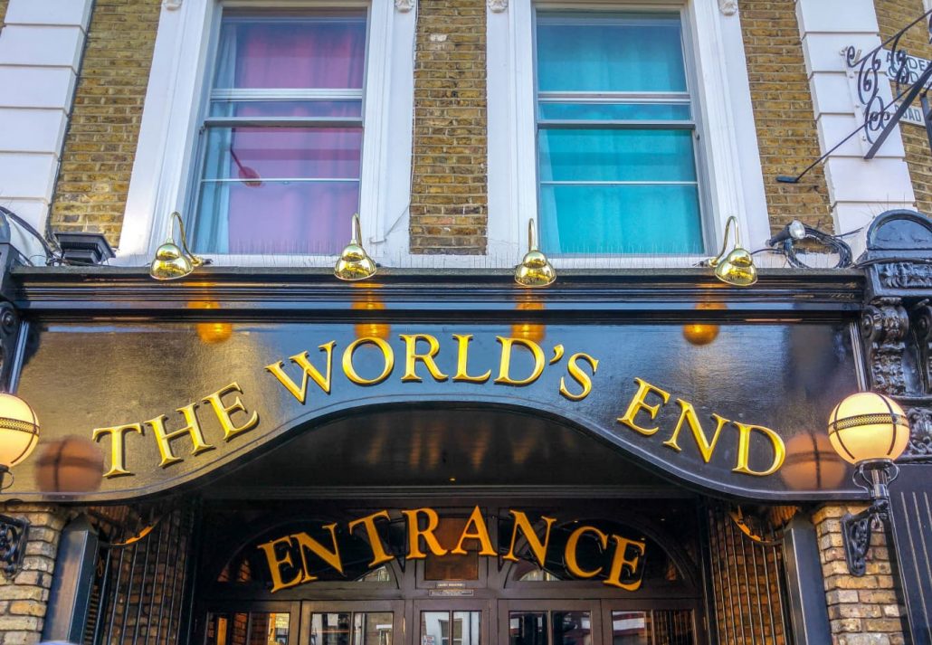 Best pubs in London - The World's End Pub, in London, UK.