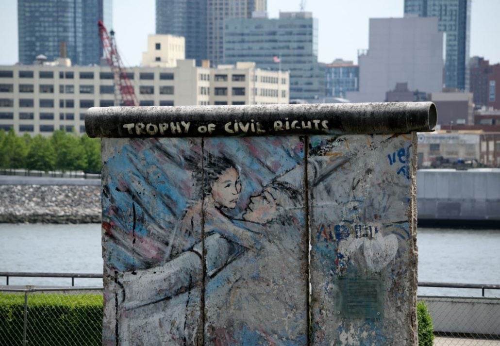 Section Of The Berlin Wall, NYC.