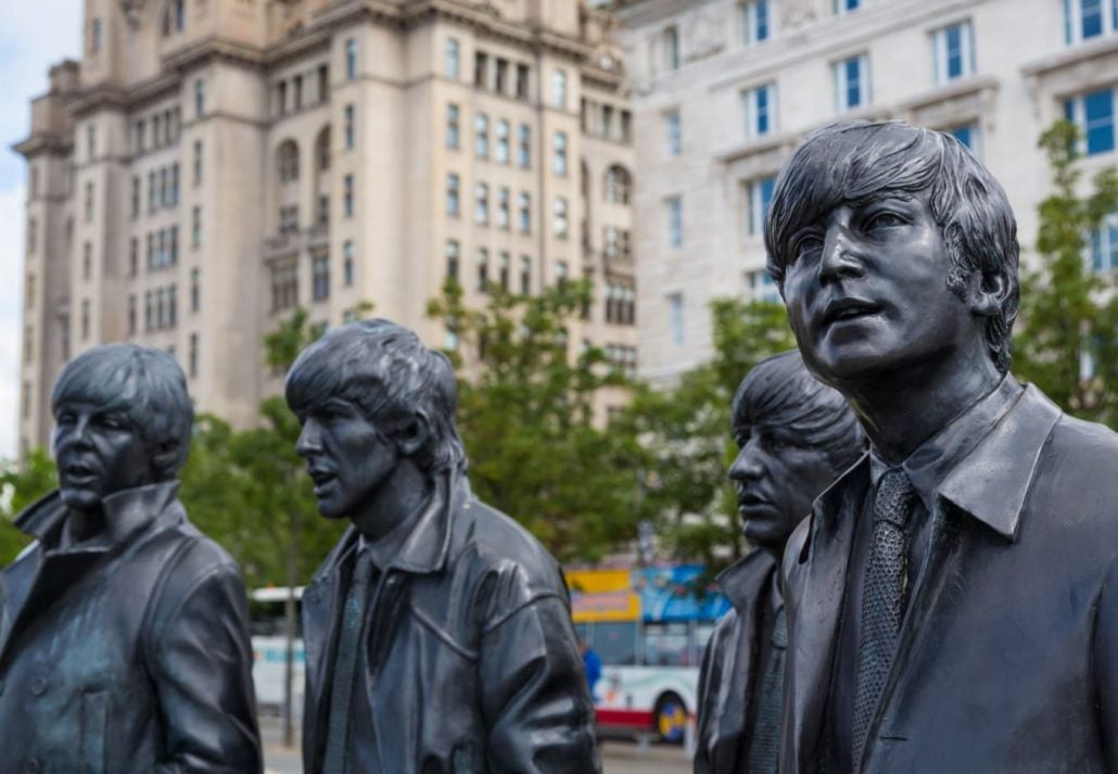 Beatles statues in Liverpool