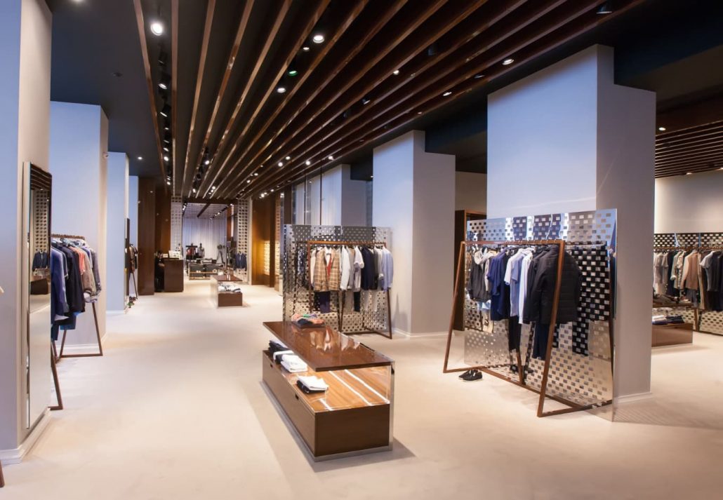 a store with clothes