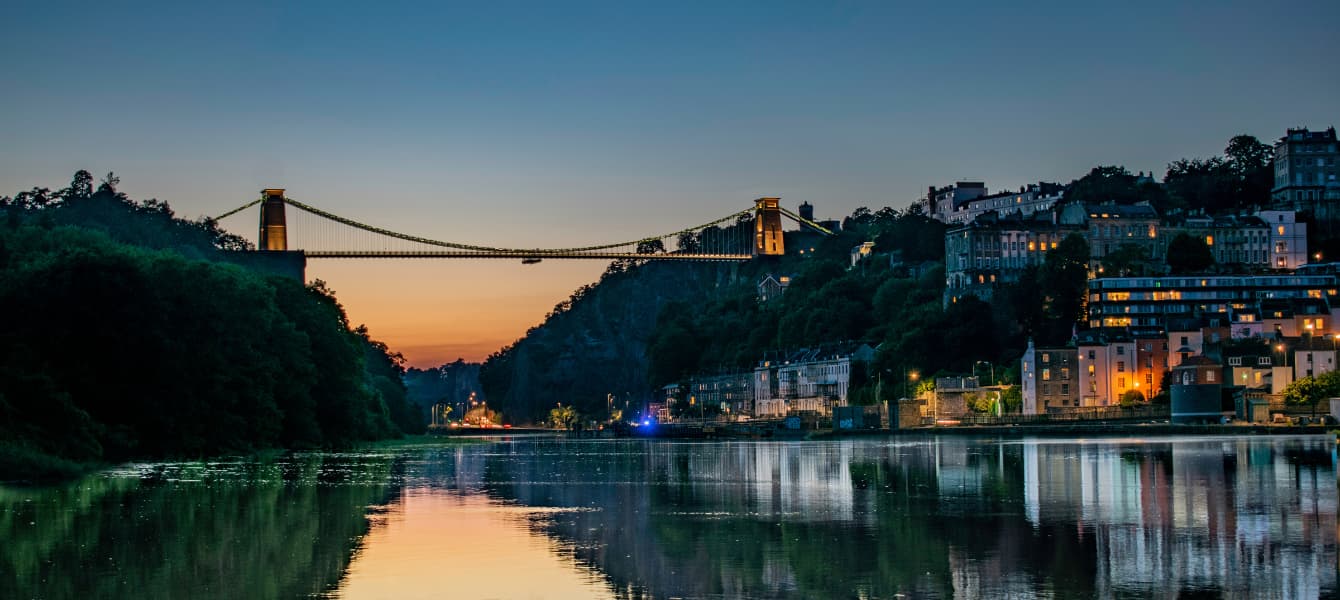 bristol town suspension bridge