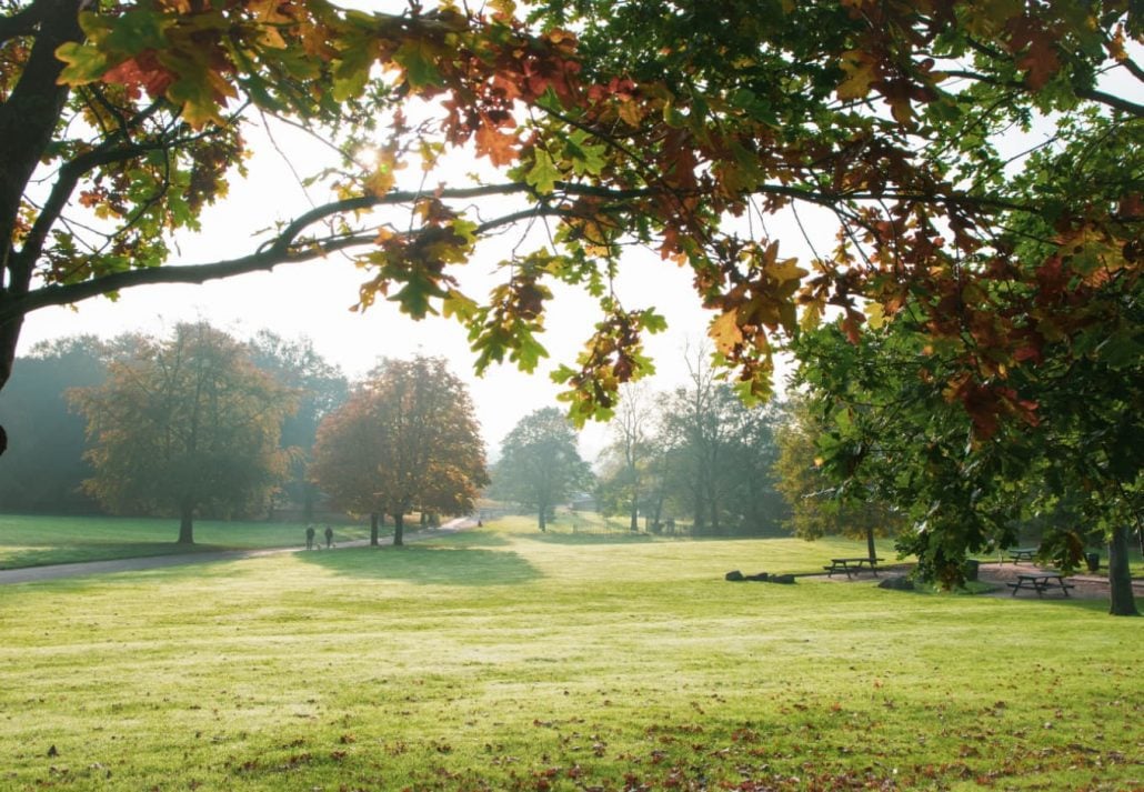 The Heaton Park, in Manchester, England.