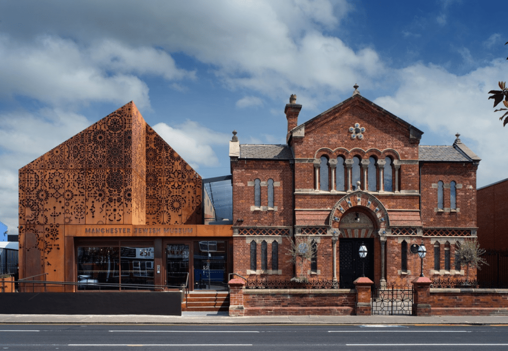 The Manchester Jewish Museum, in Manchester, England.