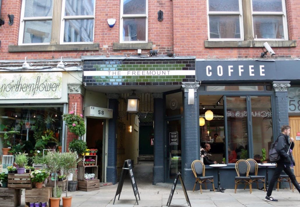 The Northern Quarter, in Manchester, England.