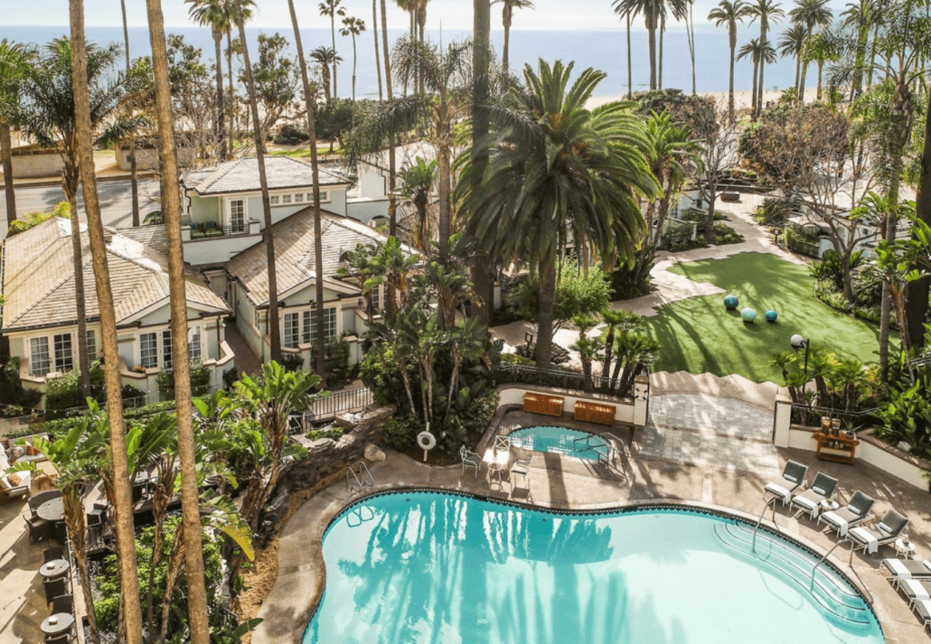 Fairmont Miramar Hotel & Bungalows hotel, in California.