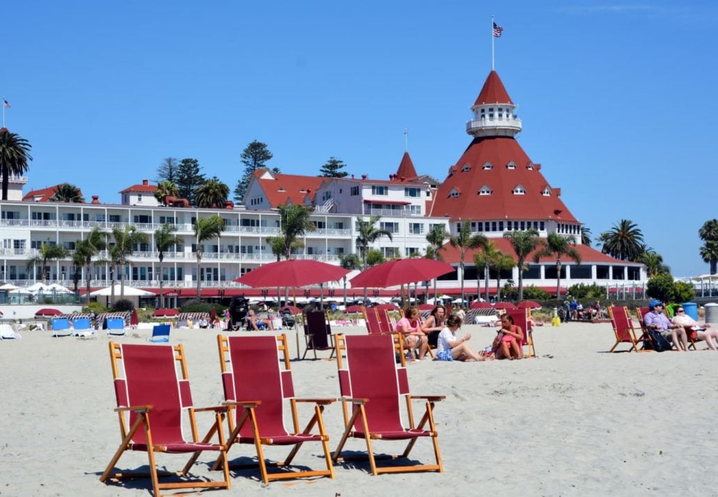 Hotel del Coronado, in San Diego, California.