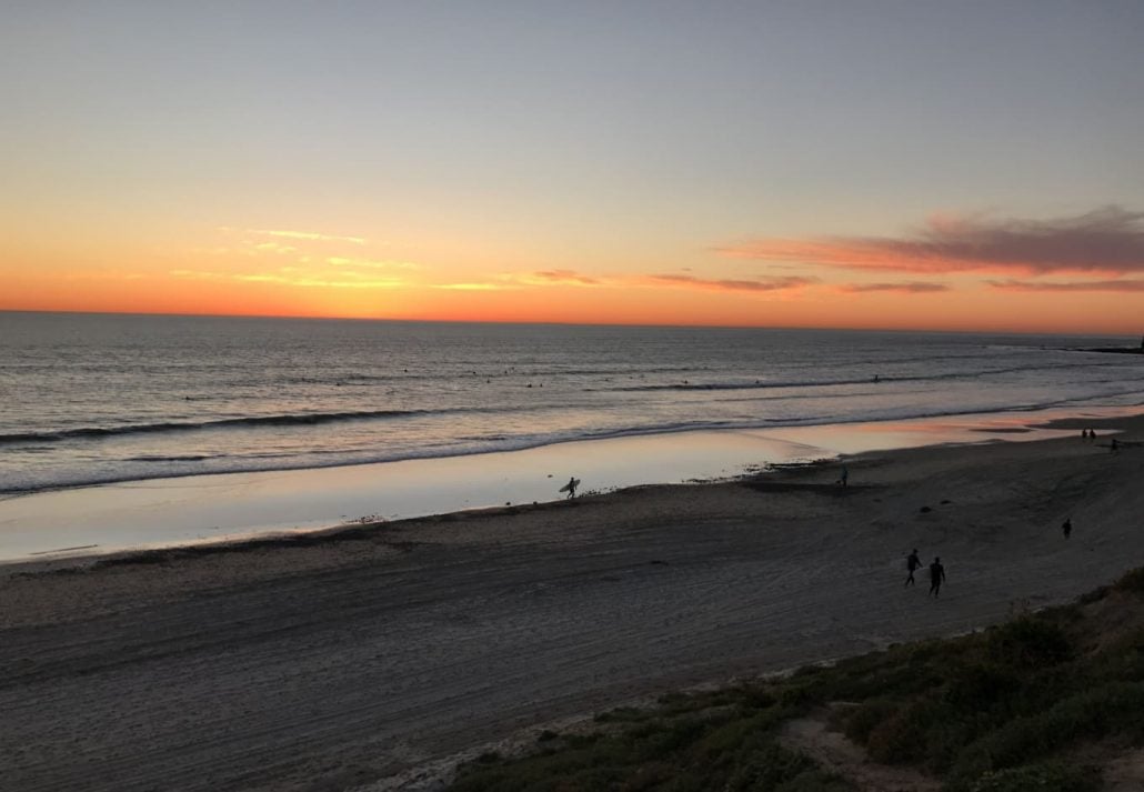 Tourmaline Beach, San Diego, California.