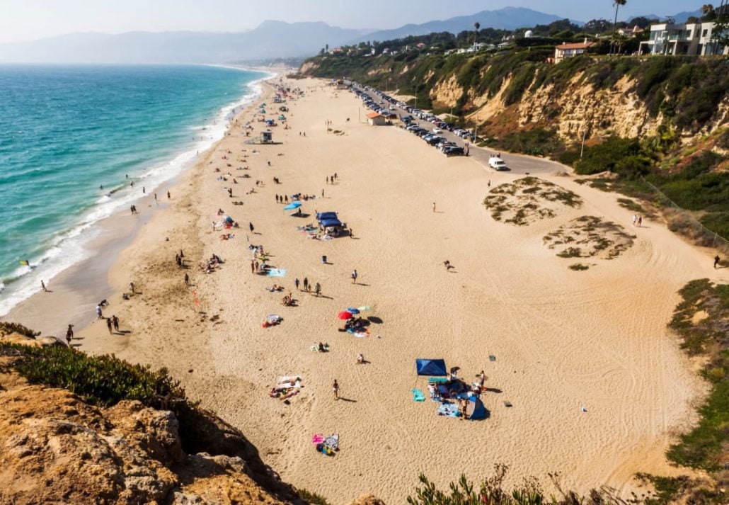 Zuma Beach, in Malibu, California.