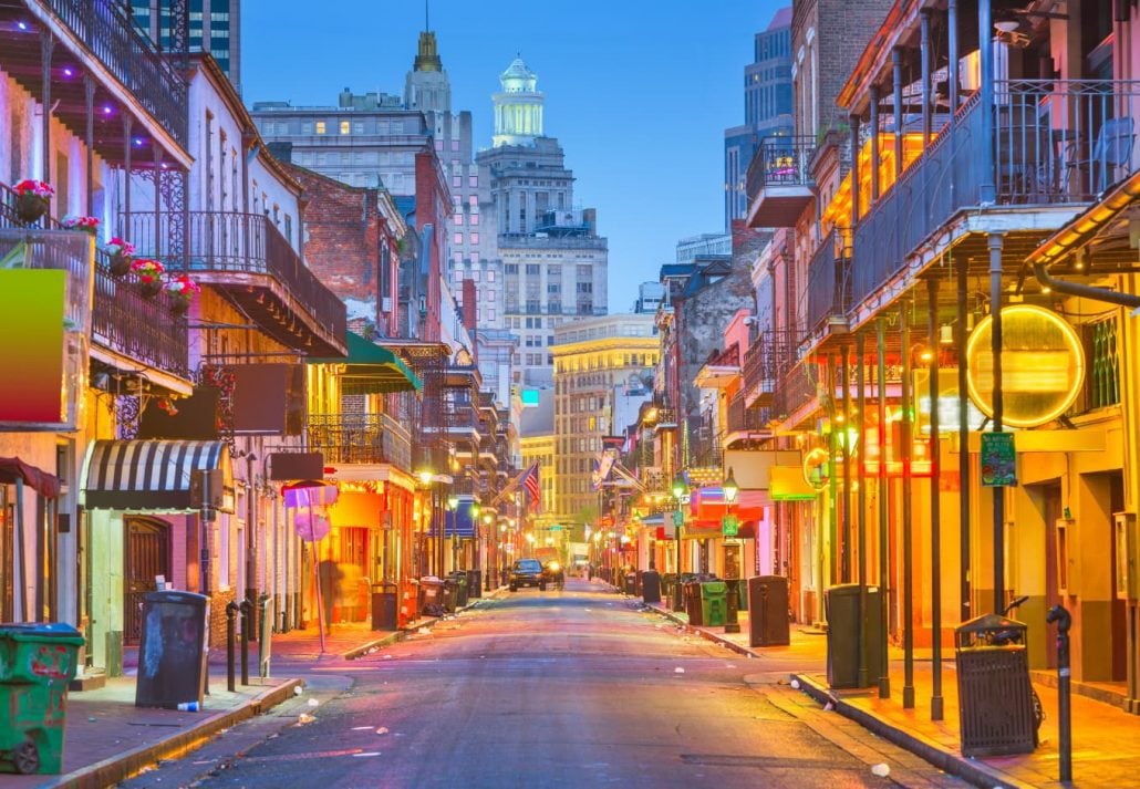 bourbon street new orleans