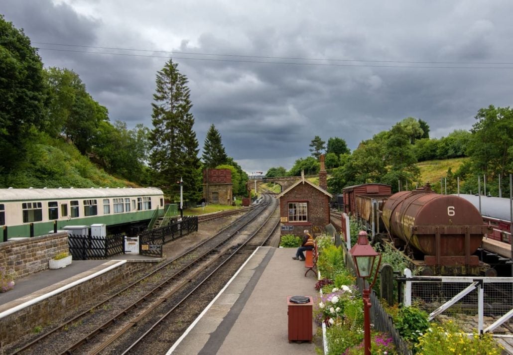 Goathland Train Station, North York, England.