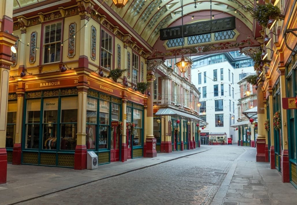 London’s Leadenhall Market.