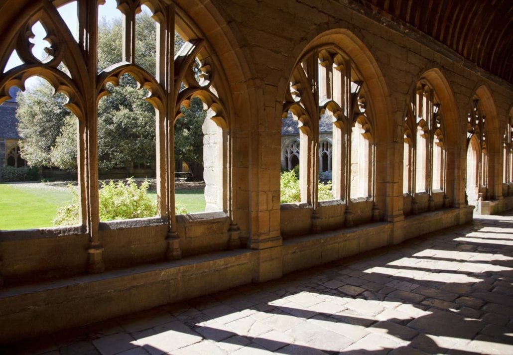 New College, Oxford, England.