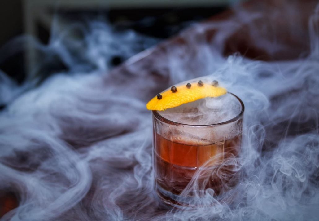 a smokey cocktail
