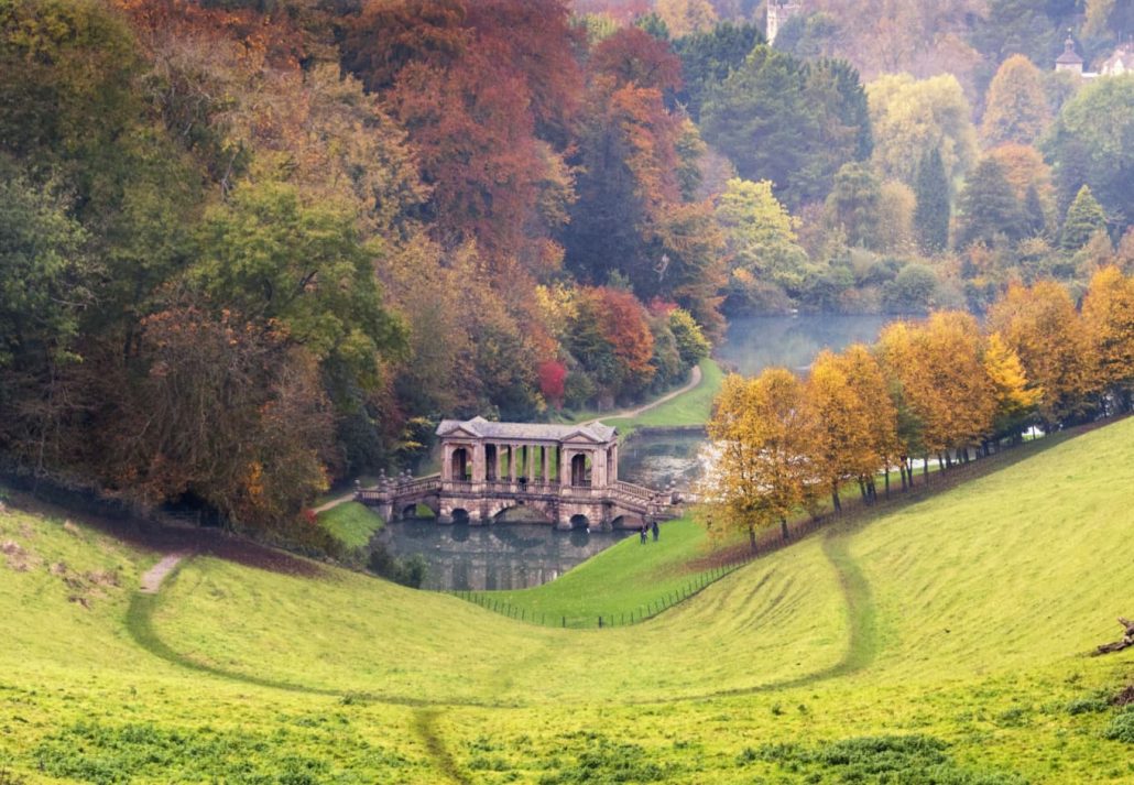 The Prior Park Landscape Garden, in Bath, England.