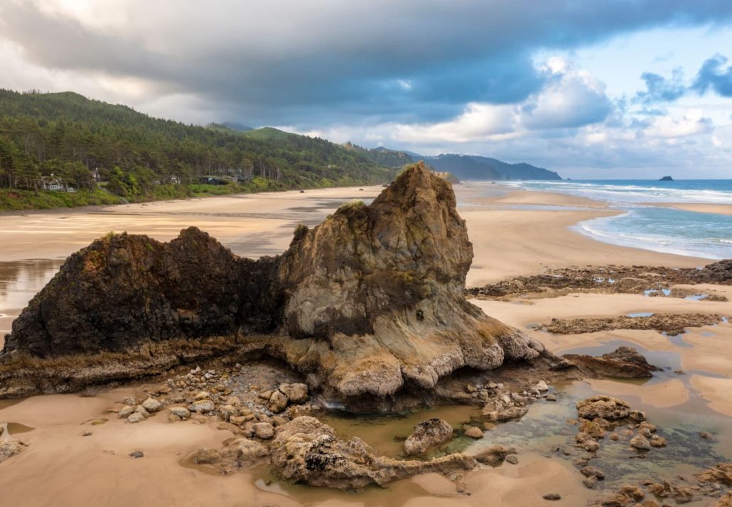 Arcadia Beach State Recreation Site, Cannon Beach, Oregon, USA.