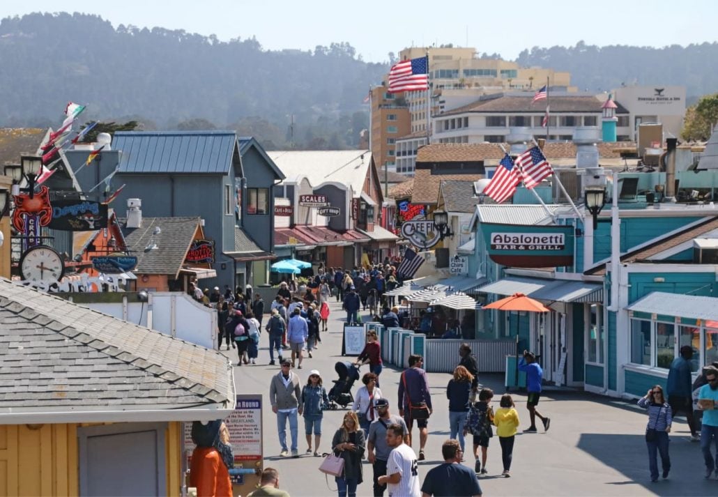 Old Fisherman's Wharf, in Monterey, California.