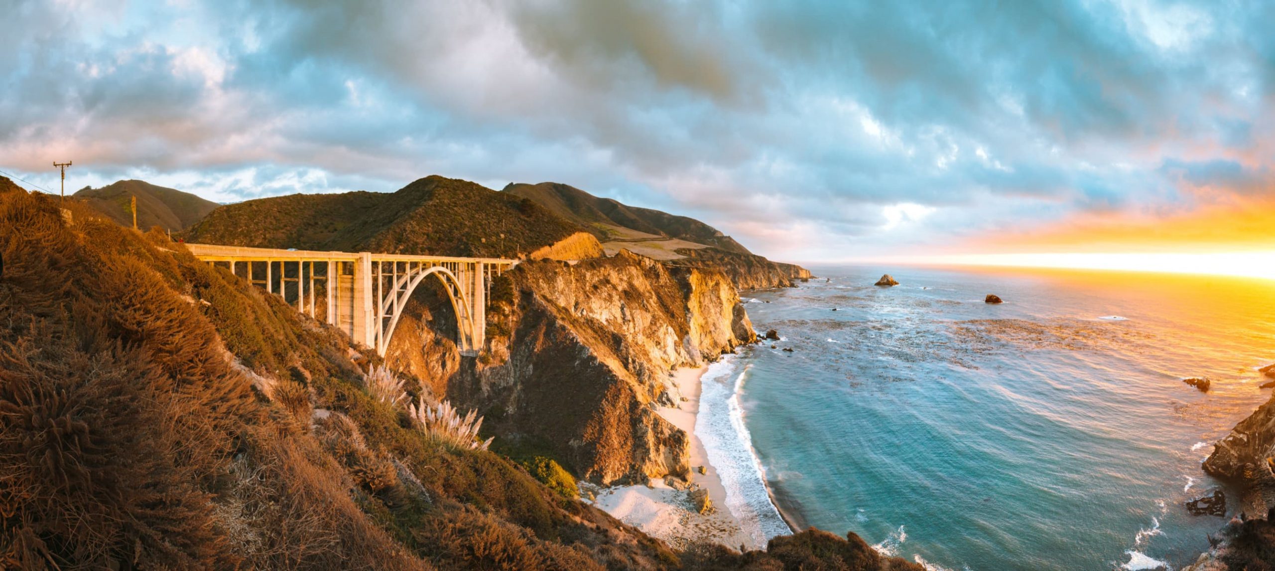 Bixby Creek Bridge in Monterey County, California.