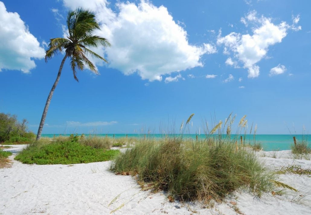 Captiva Beach, on Captiva Island, Florida.