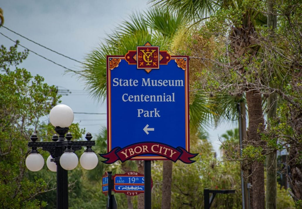 State Museum sign in Ybor