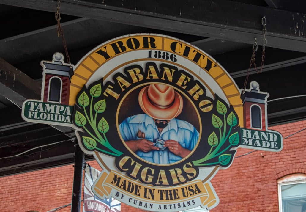 Tabanero Cigars sign