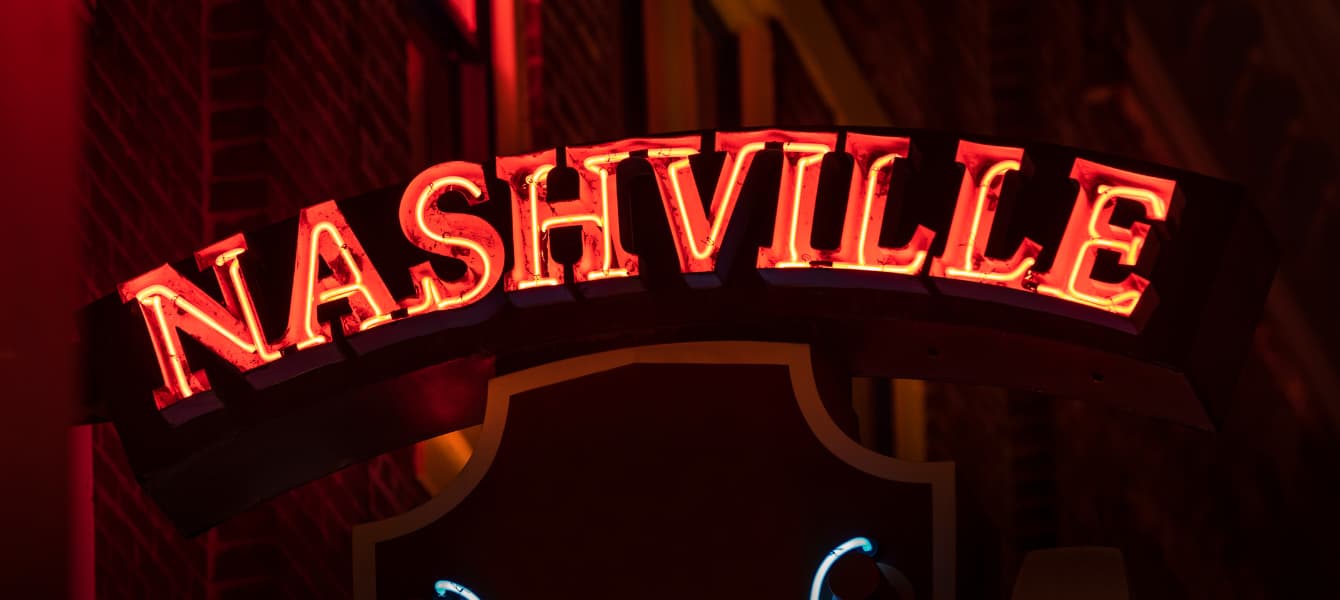 nashville red sign