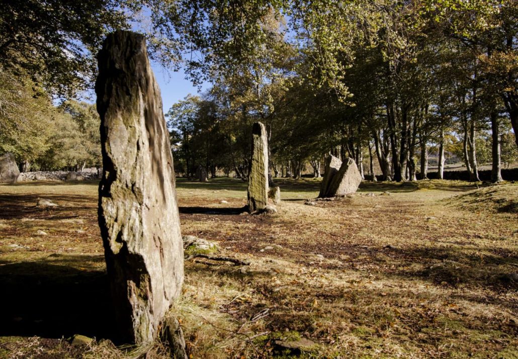 Clava Cairns, in Inverness, Scotland.