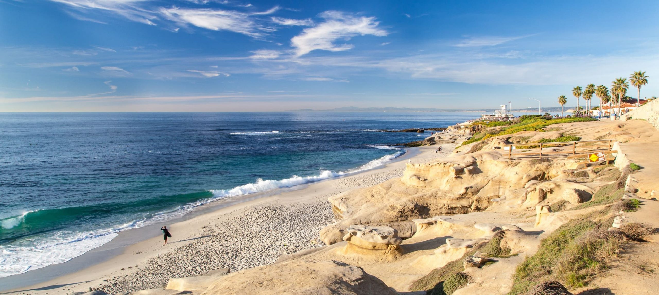 La Jolla Cove Beach, San Diego, California.