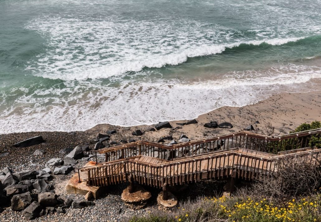 South Carlsbad State Beach, California.