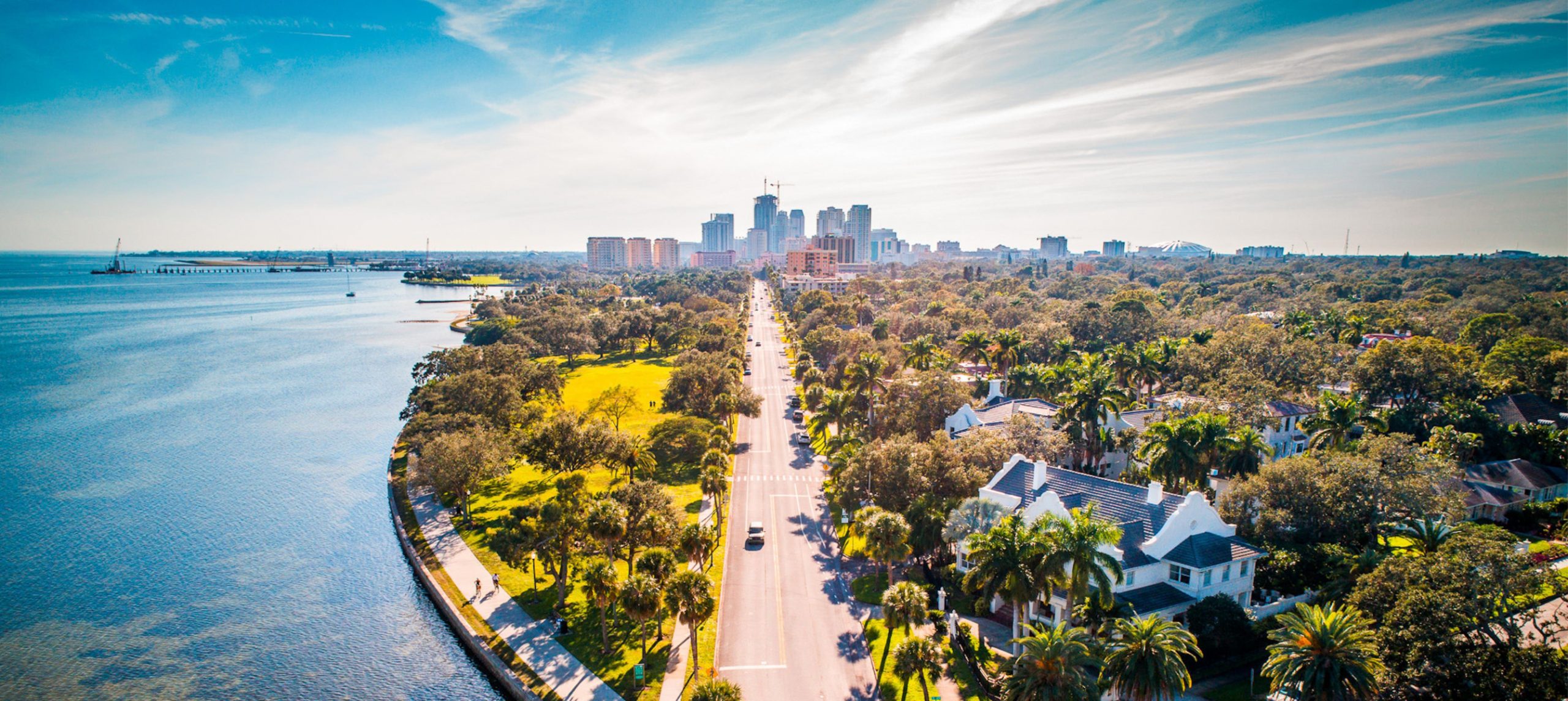 Road in Saint Petersburg, Florida.