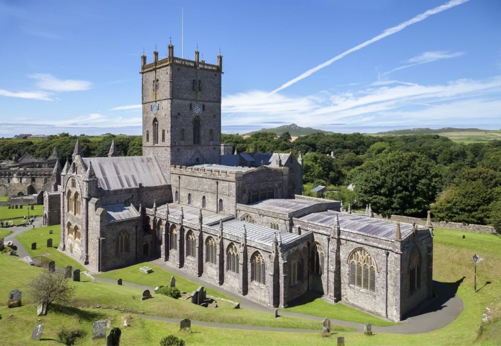 St David's Cathedral, Pembrokeshire, Wales, Great Britain.