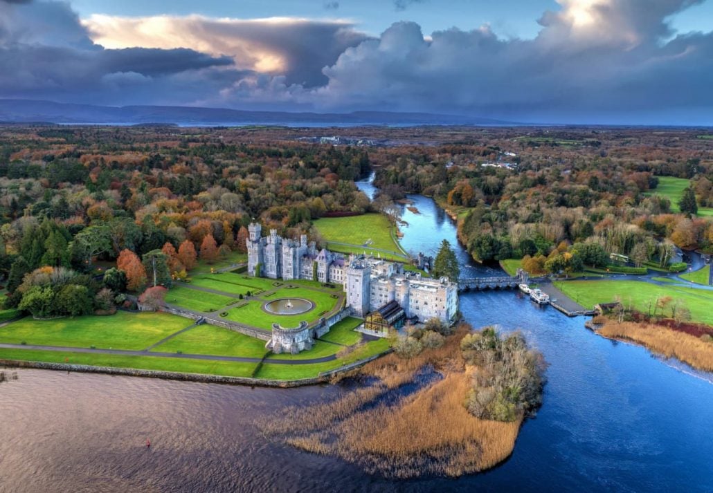 Ashford Castle, in Ireland, UK.