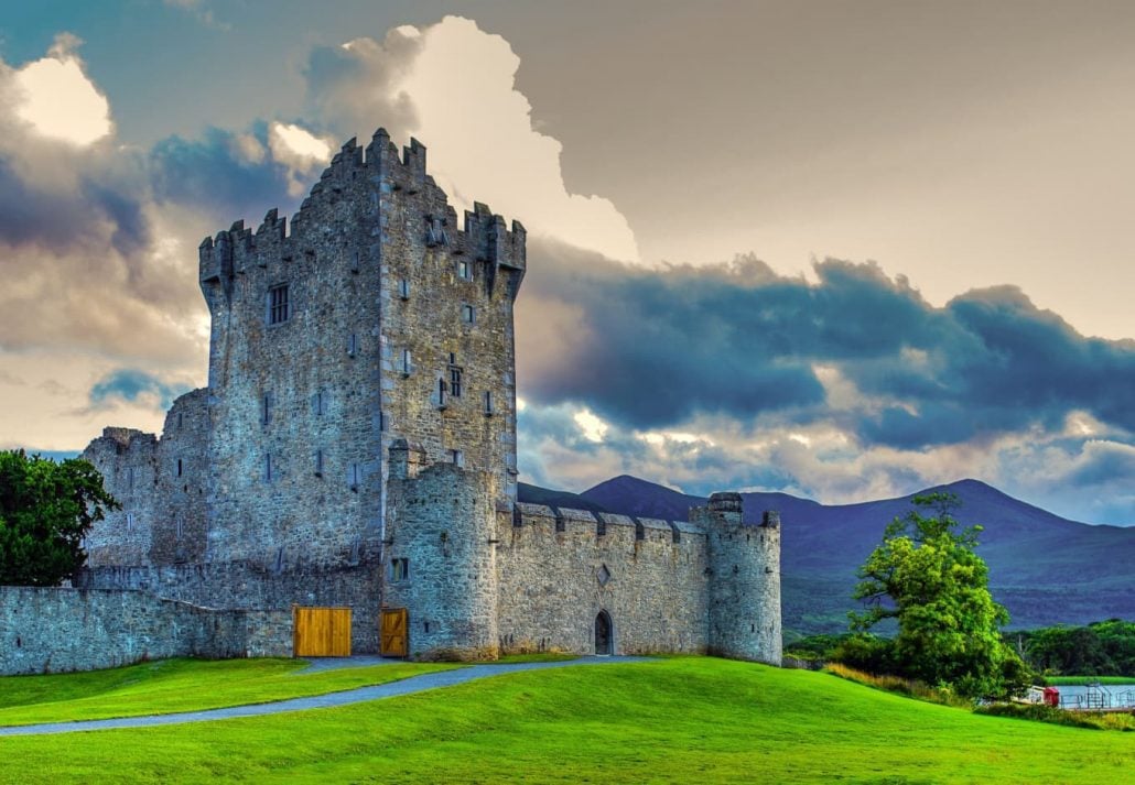 Ross Castle, Ireland, UK.